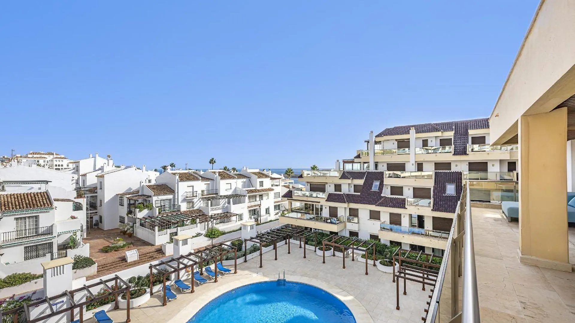 2218-Duplex First Line Beach With Sea View Manilva Apartment